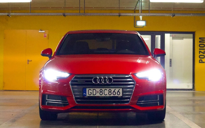 Audi A4 cena 94900 przebieg: 112794, rok produkcji 2017 z Gdańsk małe 742